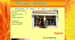 Desktop Screenshot of decanofloristas.com